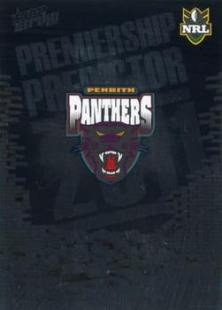 2011 NRL Strike - Premiership Predictors 2011 #PP11 Penrith Panthers Front